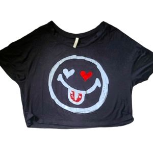 Smiley Face Graphic Tee